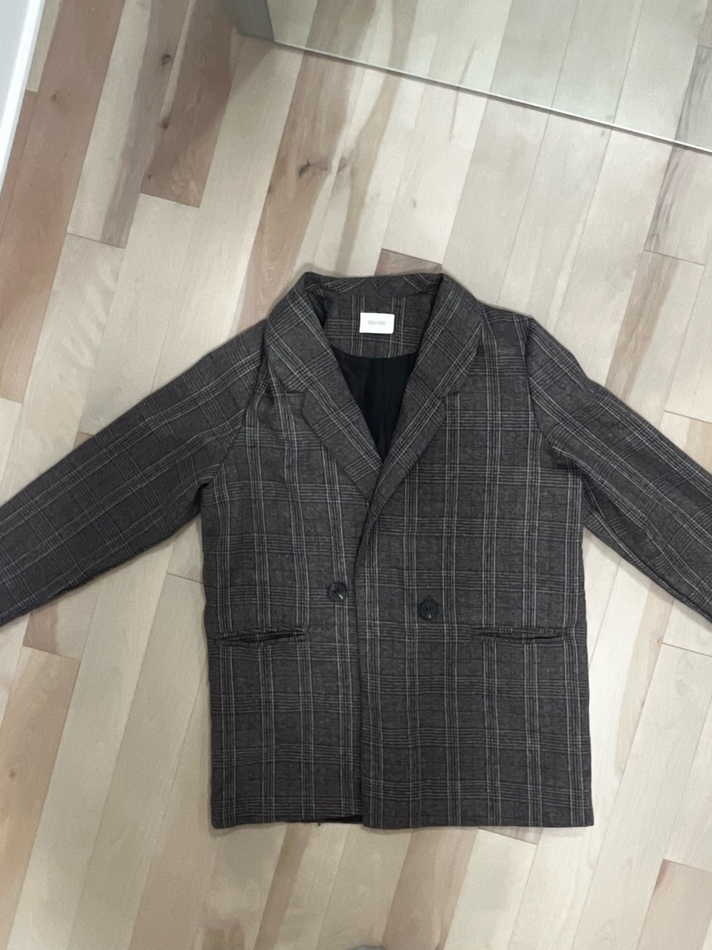 Oversized Women's blazer Brown
